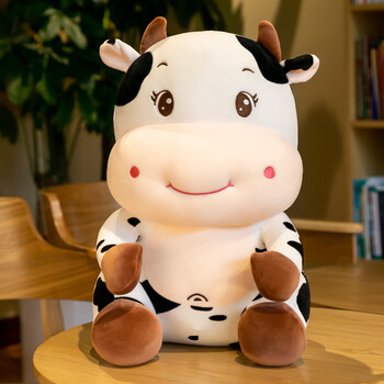 迪士尼(disney)奶牛公仔小牛毛绒玩具玩偶可爱号超软布娃娃生肖牛床上