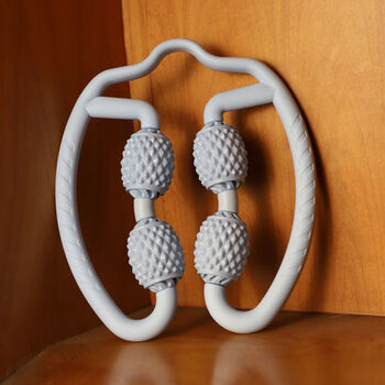 腿部按摩器按摩全身腿部夹健身按摩神器腿部按摩滚轮肌肉放松夹腿器