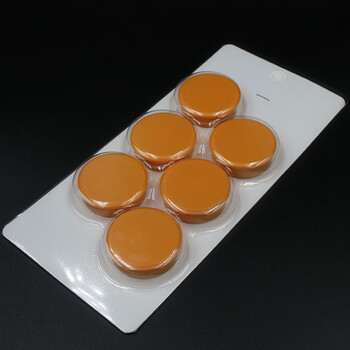 氧体磁铁 黑色吸铁石 强力磁钉 白板黑板磁粒办公教学磁扣d38mm 橙色