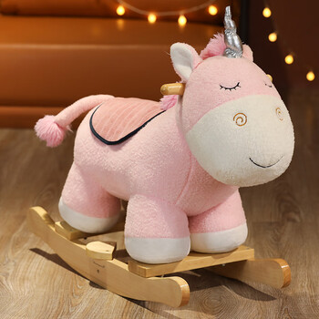 迪士尼官方旗舰店同款日本儿童木马摇马玩具摇摇椅溜溜车二合一婴儿一