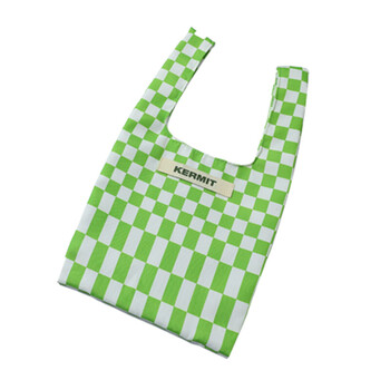 名创优品(miniso)科米蛙系列购物袋 单件外出收纳包 绿色 其他【图片 