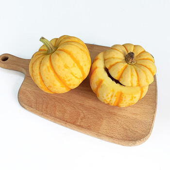 净樱 小金瓜5个 新鲜桔瓜太阳果万圣节南瓜灯雕刻小金南瓜 京东生鲜