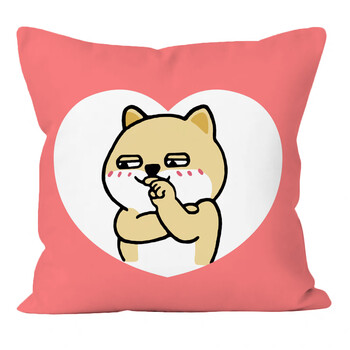 小肥柴表情包定制毛绒公仔娃娃抱枕玩偶靠垫玩具送男女生礼物双面图案