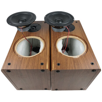 5吋寸音箱高音低音巫 有分频器音箱一对 吸音棉