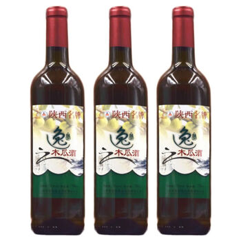 木瓜酒白河逸牌发酵节日聚会果味甜型新鲜果酒低度酒安康特产三瓶装拍