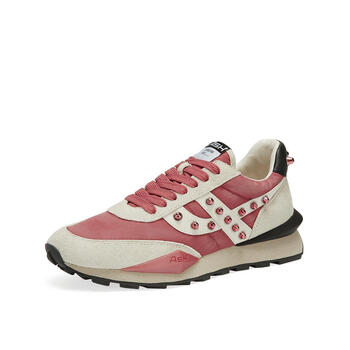 ash女鞋新款colombia ash携手nespresso限量款复古运动鞋 玫红/白 38