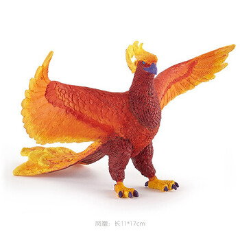 冰龙仿真魔幻塑胶模型冰怪雪狼原狼中国巨龙 破冰龙儿童玩具 凤凰