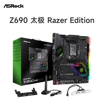 /ASROCK Z690 ̫ Razer Edition ̫ ATX ׵4ӿ ƹ  (LGA1700) Z690 ̫ Razer Edition ̫