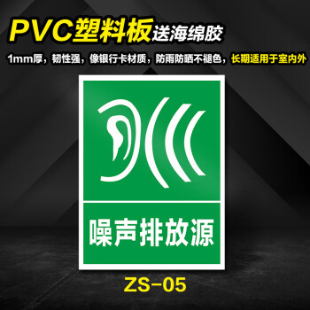 職業危害告知牌告知卡安全提示標誌牌pvc板可定zs05pvc塑料板30x40cm