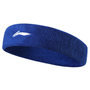 李宁运动发带男女护额跑步篮球足球健身护具装备吸汗头带1363深蓝