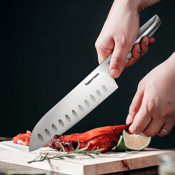 特百惠(tupperware)大师系列精钢刀具6件套带底座 熟食刀