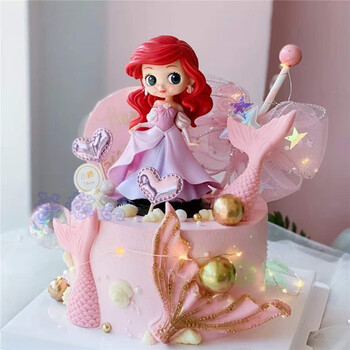 网红美人鱼生日蛋糕同城海洋贝壳鱼尾儿童女孩北京上海全国配送 q款