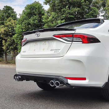 丰田19卡罗拉尾翼黑云母色