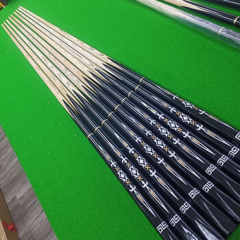 球杆小头斯诺克套装黑八桌球杆檀木手工杆 精选战神小头1支木质老剑纹