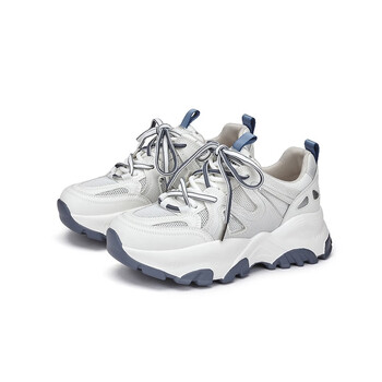 戈美其(gemeiq)戈美其夏季薄款透气老爹鞋女款2023新款网面网鞋镂空