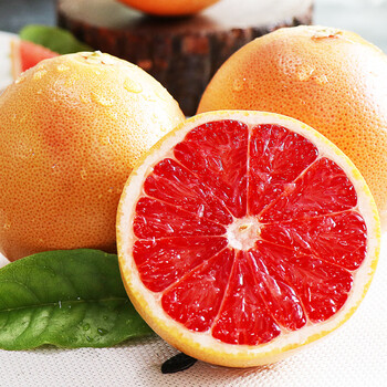 甜莓之都 南非红心西柚6个装 单果300-350g 新鲜水果红肉葡萄柚子京东