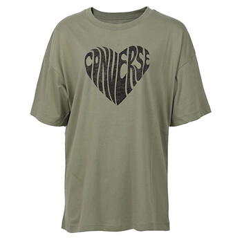 converse 匡威 女子 converse womens heart reverse print tee 短袖