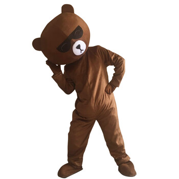 熊本熊网红熊布朗熊卡通人偶服装 抖音熊行走cos熊衣服玩偶服 墨镜款