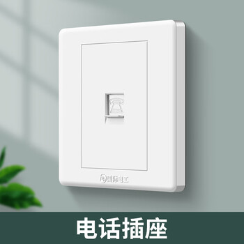 电工双开双控开关面板带荧光二开双控开关两位双联墙壁86 白色【图片