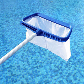 游泳池捞网打捞网伸缩杆加强深水网水池捞叶网清洁工具加密捞网 9米