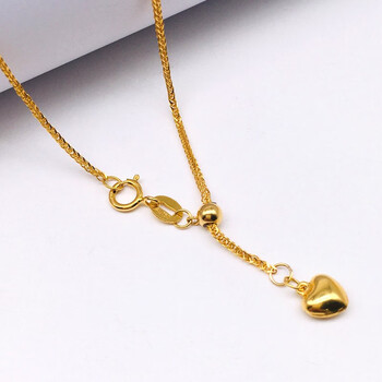 【中国珍杰珠宝】老凤凰肖邦链18k金项链2022年春季十八k金素链黄金款