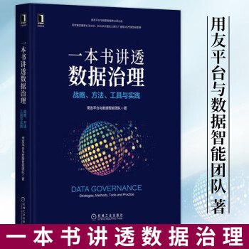 一本书讲透数据治理：战略、方法、工具与实践 机械工业出版社 用友平台与数据智能团队 著 大数据与云计算 用友平台与数据智能团队