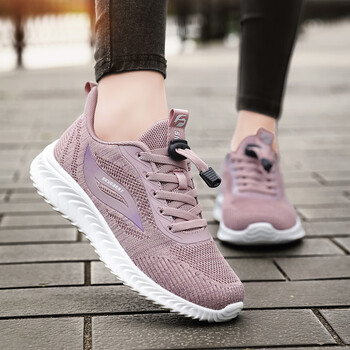 霆友2022新款门球鞋男女秋冬季妈妈运动鞋防滑软底中老年n 20216花生