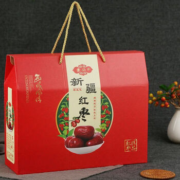 美口馋新疆特产红枣礼盒装送礼高档礼品若羌灰枣精美礼盒装1000克