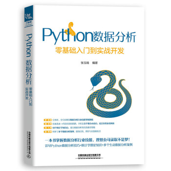 Python数据分析：零基础入门到实战开发