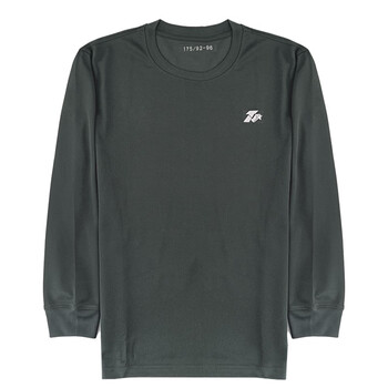 21新式灰绿色长袖圆领衫21长袖体能服t恤上衣男春秋速干长袖体能服