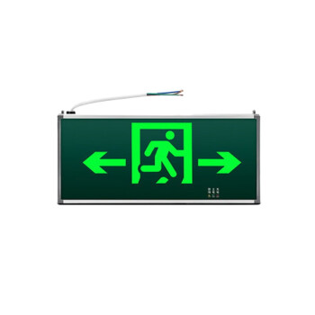 百士安 安全出口标示牌指示灯标志灯（双向）M-BLZD-1LROEI 5WCAB