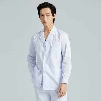 默工场牙医口腔科医生工作服冬季男护士服短袖分体套装白大褂短款长袖