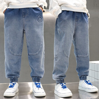 芭乐彩(balecai)男童牛仔裤儿童春装裤子5-15岁小男孩中大童韩版休闲