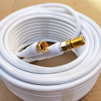 线东方有线闭路同轴数字机顶盒卫星射频连接线信号线 镀金f头 母接头