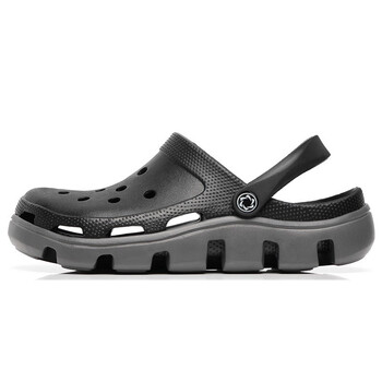 jdov向往的生活同款陈赫夏季洞洞鞋男女情侣厚底防滑沙滩鞋男士凉拖鞋