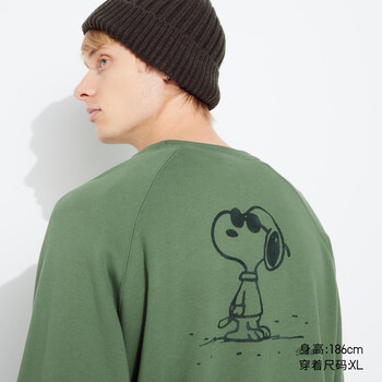 优衣库uniqlouniqlo男女装情侣utpeanuts卫衣长袖t恤史努比亲子印花