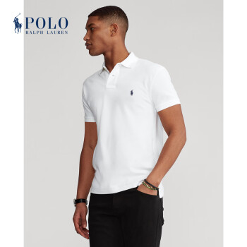 Polo Ralph Lauren 拉夫劳伦男装经典款修身网眼布短袖Polo衫RL13435 100-白色S【图片价格品牌报价】-京东