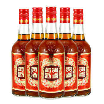 山西特产代县贵喜黄酒五年熟藏 山西代县贵喜黄酒特酿代州特产黄酒3瓶