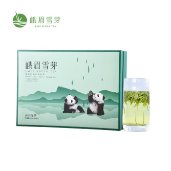 峨眉雪芽  高山绿茶 峨眉山春季茶叶礼盒装 180g