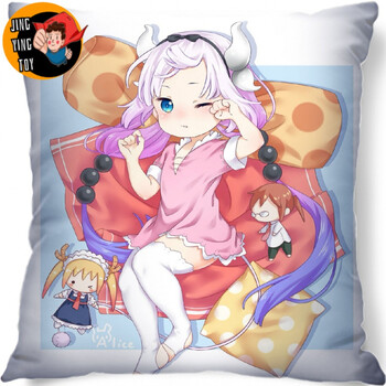 小林家的龙女仆抱枕康娜二次元动漫靠垫可爱午睡枕头周边礼物可定制