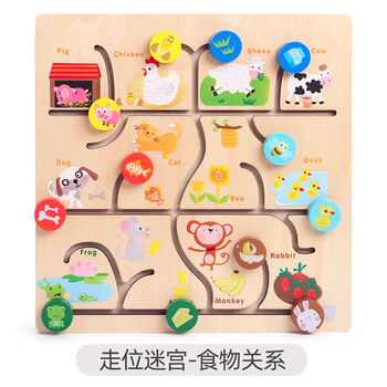 幼儿童磁性运笔走珠迷宫玩具逻辑思维专注力精细动作训练动手工游戏