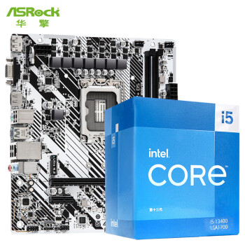  (ASRock) H610M-HDV/M.2+ D5 +Intel 13 i5-13400 ̨ʽ CPU CPUװ