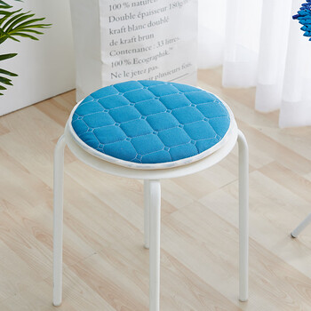 兰婷纪四季加厚圆形海绵座垫椅子坐垫办公室学生小坐垫圆凳屁股垫纯色