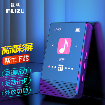 锐族（RUIZU） M16 mp3/mp4无损音乐播放器触摸屏便携随身听学生英语听力无线电子书小说 4G 黑色 外放版+有线耳机