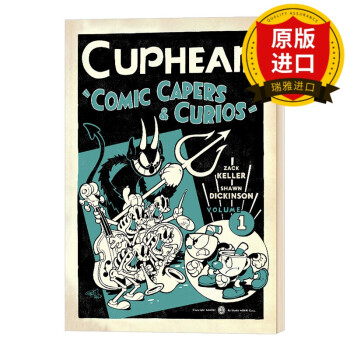 茶杯头官方漫画书小说 英文原版 Cuphead Volume 1 Comic Capers &