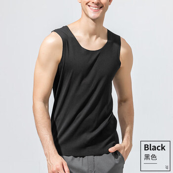 黑色【圆领背心】 170(l)