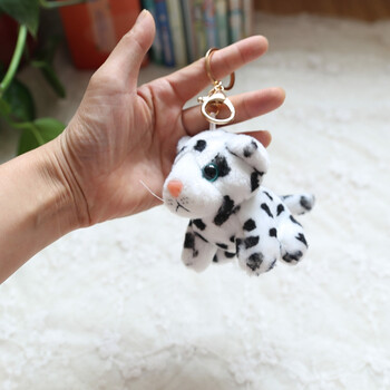 白色仿真金钱豹12厘米