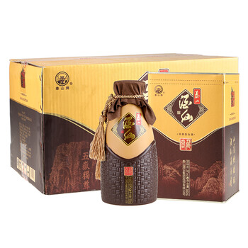 泰山酒仙窖藏浓香型白酒39度小窖佳酿整箱500ml6瓶