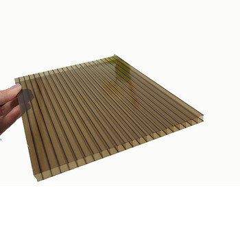 源兴 阳光板耐力板茶色 户外车棚阳台遮阳雨棚板隔热采光板pc耐力板