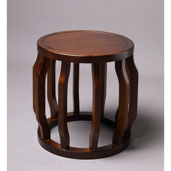 中式茶凳木大板茶台凳子梳妆凳换鞋凳小凳子书桌用家用矮圆凳凳子kd
